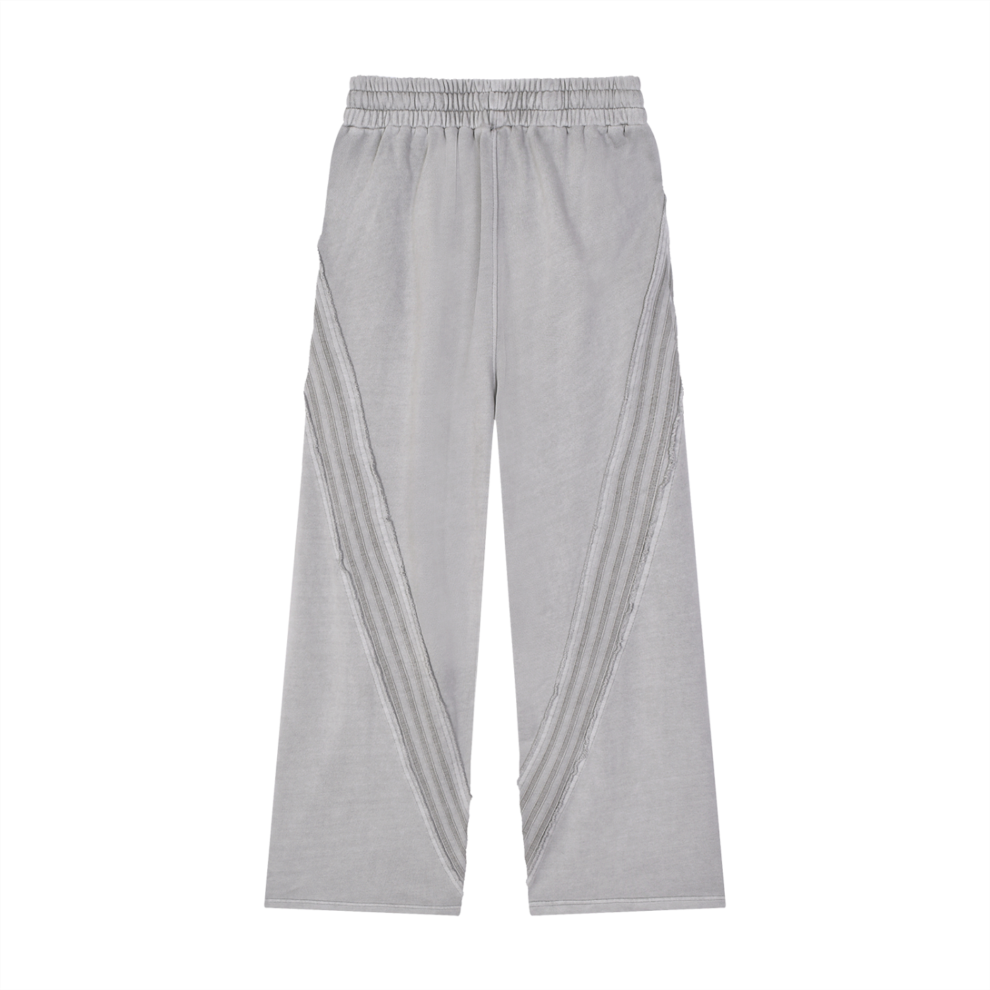 Unisex Snow Washed Tape Raw Edge Sweatpants