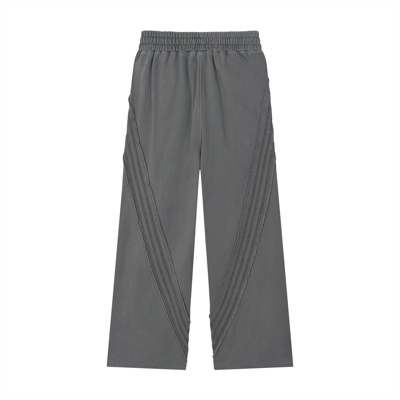 Unisex Snow Washed Tape Raw Edge Sweatpants